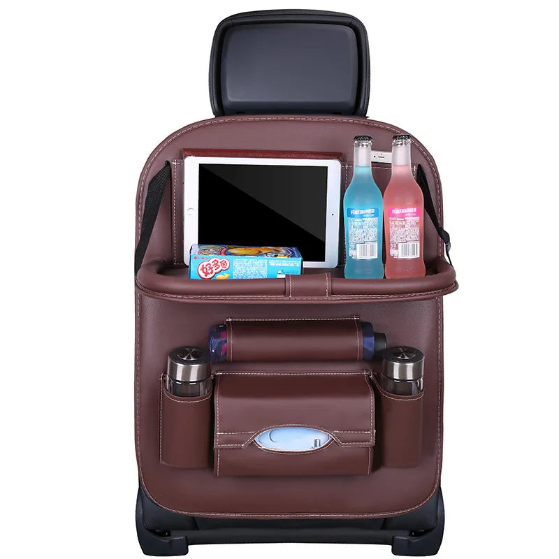 Car back seat organizer