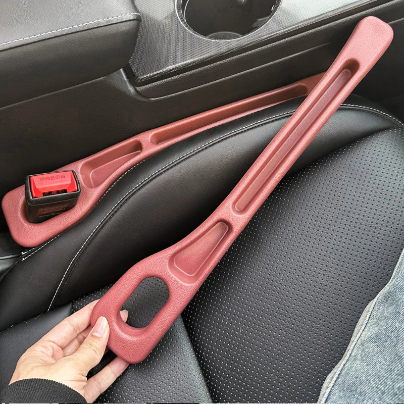 Car Seat Gap Filler Organizer installed inside car interior