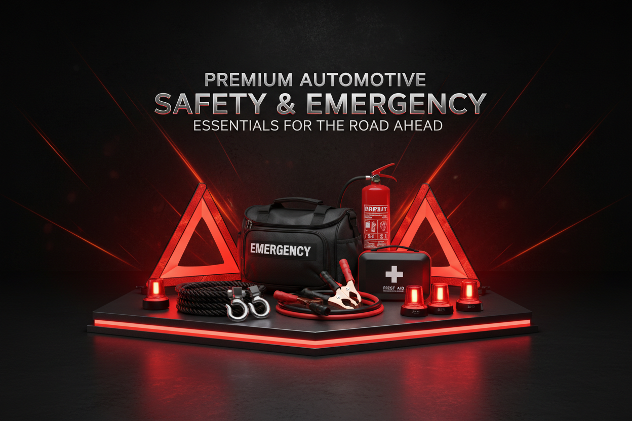 Stay prepared for any situation on the road with our safety and emergency products. From first aid kits to emergency tools, drive with confidence knowing you're protected.